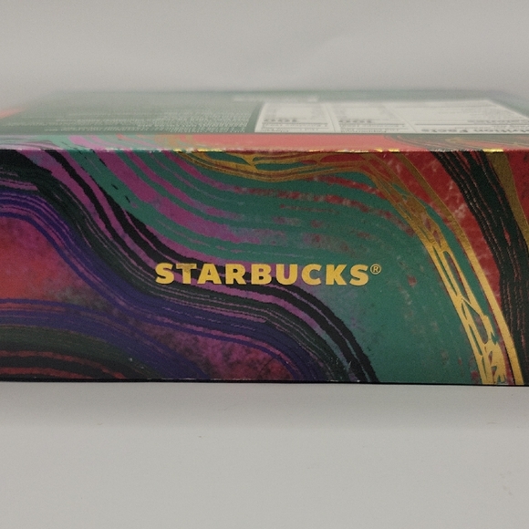 Starbucks Festive Cocoa Christmas Ornament Collection Set Of 6 MINI Cups - Picture 3 of 5